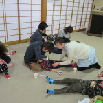 歯磨き指導の様子